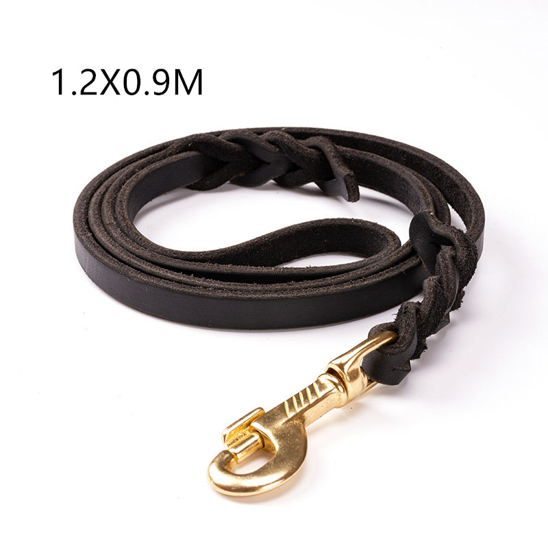 Leather leashes